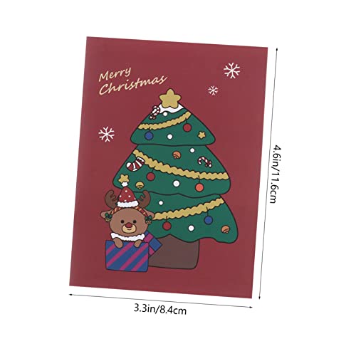 AUTSUPPL 50 Stück Weihnachts Notizblöcke Pocket Notebook mit Weihnachtsmotiv Gingerbread Tree Stocking Softcover Schreibblock für Schüler DIY Tagebuch Planer von AUTSUPPL