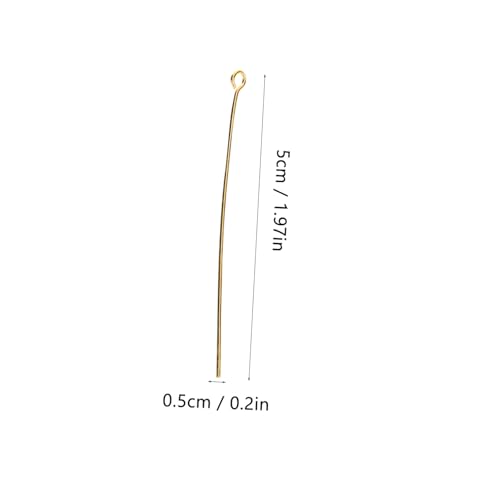 AUTSUPPL 500 Stück Metall Kopfstifte mit Offener Öse für Ohrring Armband Anhänger Schmuckherstellung DIY Schmuckkettelstifte in Mischfarben Einfach zu Verwenden Praktisch Verpackt AUTSUPPL 500 Stück Metall Kopfstifte mit Offener Öse für Ohrring Armband Anhänger Schmuckherstellung DIY Schmuckkettelstifte in Mischfarben Einfach zu Verwenden Praktisch Verpackt von AUTSUPPL