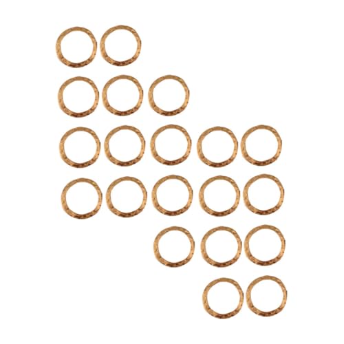 AUTSUPPL 50 Stück Kupfer Creolen Anhänger Für Schmuckherstellung Diy-ohrring-kreisanhänger Runde Präge-creolen Bastel-schmuck AUTSUPPL 50 Stück Kupfer Creolen Anhänger Für Schmuckherstellung Diy-ohrring-kreisanhänger Runde Präge-creolen Bastel-schmuck von AUTSUPPL