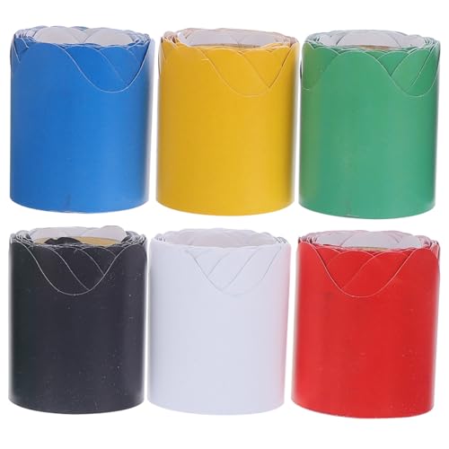 AUTSUPPL 6 Rollen Bulletin Board Bordüren Austauschbare Wellenförmige Randdekoration Buntes Papier für Klassenzimmer Pinnwand Praktische und Vielseitige Tafeldekoration AUTSUPPL 6 Rollen Bulletin Board Bordüren Austauschbare Wellenförmige Randdekoration Buntes Papier für Klassenzimmer Pinnwand Praktische und Vielseitige Tafeldekoration von AUTSUPPL