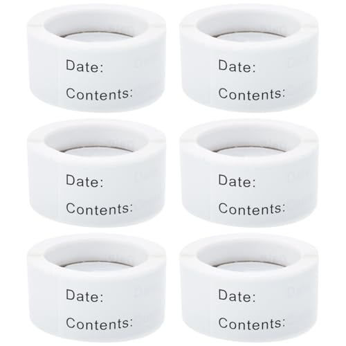 AUTSUPPL 6 Rollen Gefrieretiketten Selbstklebend zum Beschriften Beschreibbare Milchflaschen Aufkleber Bpa freie Vorratsdosen Labels Leicht Ablösbar für Kühlschrank und Breastfeeding AUTSUPPL 6 Rollen Gefrieretiketten Selbstklebend zum Beschriften Beschreibbare Milchflaschen Aufkleber Bpa freie Vorratsdosen Labels Leicht Ablösbar für Kühlschrank und Breastfeeding von AUTSUPPL