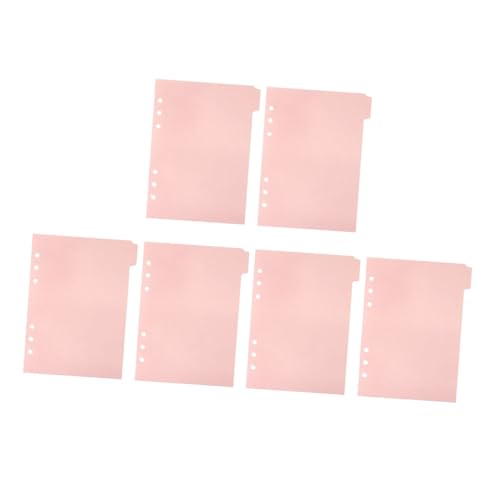 AUTSUPPL 6 Stück Teiliges Abnehmbares Ringbuch trennblätter Professionelle Wasserdichte für Notizbücher Ordner und Planer für Indexierung und Organisation zu Hause Büro AUTSUPPL 6 Stück Teiliges Abnehmbares Ringbuch trennblätter Professionelle Wasserdichte für Notizbücher Ordner und Planer für Indexierung und Organisation zu Hause Büro von AUTSUPPL