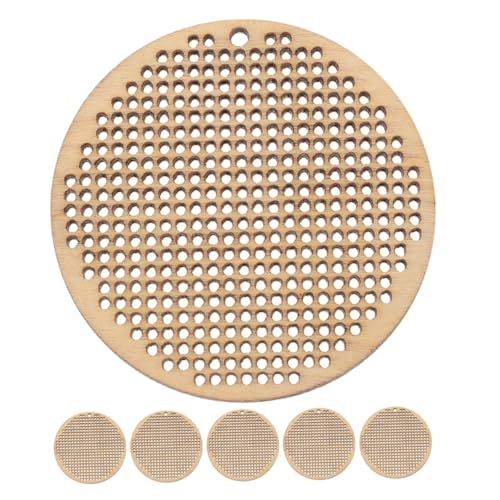 AUTSUPPL 6 Stück Teiliges DIY Kreuzstich Holzchips Rund Handgefertigt Vielseitige Holzstücke zum Basteln Schmuckanhänger Lesezeichen Langlebig Kreative Geschenkidee AUTSUPPL 6 Stück Teiliges DIY Kreuzstich Holzchips Rund Handgefertigt Vielseitige Holzstücke zum Basteln Schmuckanhänger Lesezeichen Langlebig Kreative Geschenkidee von AUTSUPPL