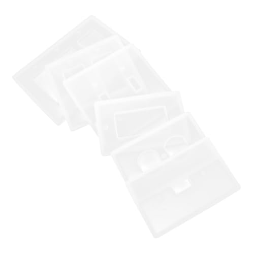 AUTSUPPL 6 Stück Teiliges Silikon gießform DIY Steckdosen schalterpaneele Epoxidharz Casting Mold Vielseitig Einsetzbar für Kreative Bastelprojekte und Individuelle Wohnaccessoires von AUTSUPPL