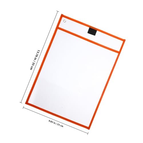 AUTSUPPL 6 Stück Teiliges Transparente Wiederbeschreibbare Dokumententaschen aus Glattem Material Leicht zu Reinigen Schützend für Schule Büro Zuhause Geeignet in Zufällige Farbe AUTSUPPL 6 Stück Teiliges Transparente Wiederbeschreibbare Dokumententaschen aus Glattem Material Leicht zu Reinigen Schützend für Schule Büro Zuhause Geeignet in Zufällige Farbe von AUTSUPPL