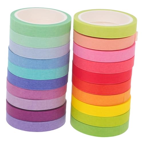 AUTSUPPL 60 Rollen Dünne Scrapbook Klebebänder Dünne Journaling Klebebänder Farbiges Malerband AUTSUPPL 60 Rollen Dünne Scrapbook Klebebänder Dünne Journaling Klebebänder Farbiges Malerband von AUTSUPPL