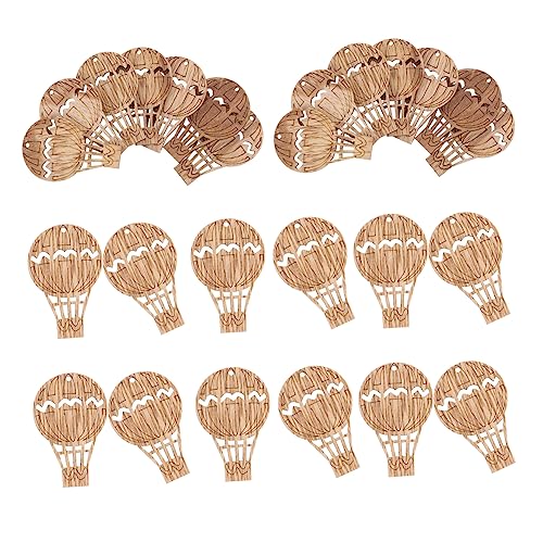 AUTSUPPL 60 Stk Heißluftballon-holzausschnitte Heißluftballon-modell Holziges Stück Eines Heißluftballons Heißluftballon Konfetti Bemalbares Rohlingshandwerk Smooshmellow Hölzern AUTSUPPL 60 Stk Heißluftballon-holzausschnitte Heißluftballon-modell Holziges Stück Eines Heißluftballons Heißluftballon Konfetti Bemalbares Rohlingshandwerk Smooshmellow Hölzern von AUTSUPPL