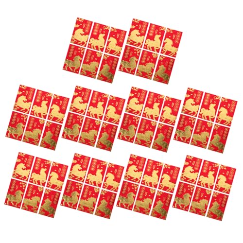 AUTSUPPL 60 Stück Frühlingsfest Rote Umschläge Jahr Des Pferdes Traditionelle Chinesische Hongbao Glücksgeldumschläge Praktisch für Bargeld Geschenkverpackung AUTSUPPL 60 Stück Frühlingsfest Rote Umschläge Jahr Des Pferdes Traditionelle Chinesische Hongbao Glücksgeldumschläge Praktisch für Bargeld Geschenkverpackung von AUTSUPPL