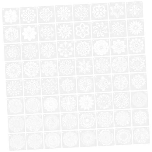 AUTSUPPL 64 Stück Mandala Schablonen Wiederverwendbare DIY Malvorlagen für Dekorative Wände Möbel Steine Leinwand Langlebige Waschbare Malschablonen für Originelles Basteln und AUTSUPPL 64 Stück Mandala Schablonen Wiederverwendbare DIY Malvorlagen für Dekorative Wände Möbel Steine Leinwand Langlebige Waschbare Malschablonen für Originelles Basteln und von AUTSUPPL
