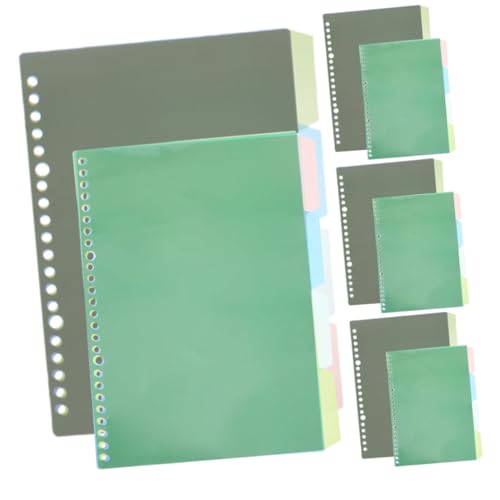 AUTSUPPL 8 Sätze Teiliges Farbige Register für Ringbuch Beschreibbare Trennblätter aus Strapazierfähigem PP Geeignet Notizbücher Praktische Indexseiten zur Schnellen Organisation AUTSUPPL 8 Sätze Teiliges Farbige Register für Ringbuch Beschreibbare Trennblätter aus Strapazierfähigem PP Geeignet Notizbücher Praktische Indexseiten zur Schnellen Organisation von AUTSUPPL