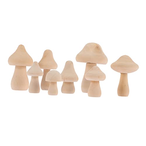 AUTSUPPL 8 Stück Teiliges Set Unbehandelte Holz Mushroom Pegs für DIY Malspielzeuge Kreative Bastelprojekte für Natürliche Holzdekoration ohne Geruch für Bildung und Freizeitgestaltung AUTSUPPL 8 Stück Teiliges Set Unbehandelte Holz Mushroom Pegs für DIY Malspielzeuge Kreative Bastelprojekte für Natürliche Holzdekoration ohne Geruch für Bildung und Freizeitgestaltung von AUTSUPPL