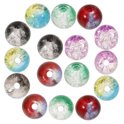 AUTSUPPL 80 Stück Cracked Marbles Glasperlen Schmuckherstellung DIY Zubehör für Armbänder Halsketten Bunte Zweifarbige Splitterperlen Bastelperlen für Kreative Schmuckgestaltung AUTSUPPL 80 Stück Cracked Marbles Glasperlen Schmuckherstellung DIY Zubehör für Armbänder Halsketten Bunte Zweifarbige Splitterperlen Bastelperlen für Kreative Schmuckgestaltung von AUTSUPPL