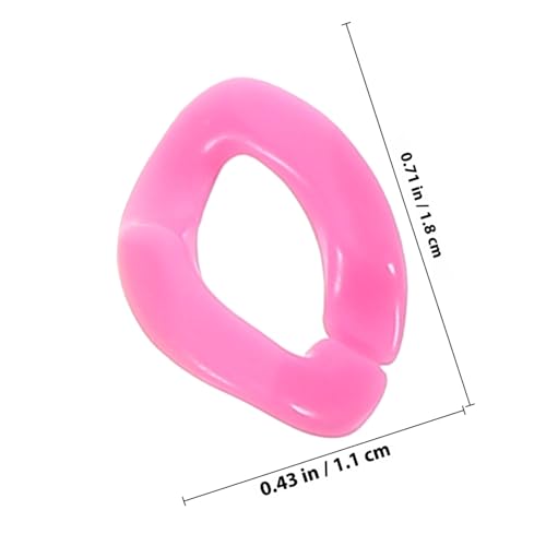 AUTSUPPL 800 Stück Acryl Kettenverbinder Ringe DIY Schmuck Basteln Verbindungsringe für Halsketten Armbänder Taschenketten Schlüsselanhänger Zubehör AUTSUPPL 800 Stück Acryl Kettenverbinder Ringe DIY Schmuck Basteln Verbindungsringe für Halsketten Armbänder Taschenketten Schlüsselanhänger Zubehör von AUTSUPPL
