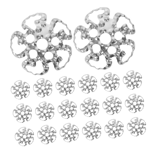 AUTSUPPL 800 Stück Vintage Blumen Metall Perlenkappen mit Filigranem Schneeflockenmuster Langlebige Spacer Caps für Armbänder Ohrringe Schmuckherstellung DIY Zubehör AUTSUPPL 800 Stück Vintage Blumen Metall Perlenkappen mit Filigranem Schneeflockenmuster Langlebige Spacer Caps für Armbänder Ohrringe Schmuckherstellung DIY Zubehör von AUTSUPPL