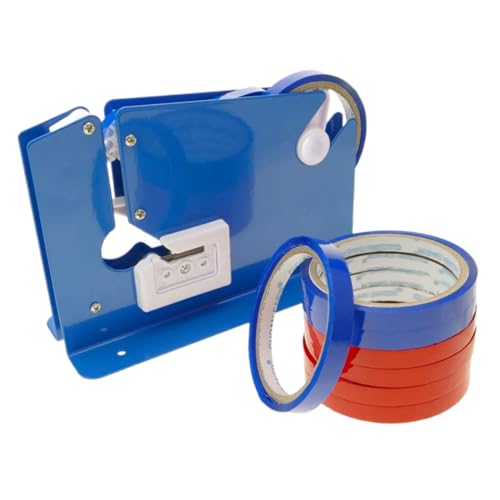 AUTSUPPL 9 Stück Teiliges Klebeband abroller mit Kunststoff Klebebandabroller und Farbigem Klebeband für Vielseitiges Versiegeln von Beuteln Verpackungen Lebensmitteln und AUTSUPPL 9 Stück Teiliges Klebeband abroller mit Kunststoff Klebebandabroller und Farbigem Klebeband für Vielseitiges Versiegeln von Beuteln Verpackungen Lebensmitteln und von AUTSUPPL