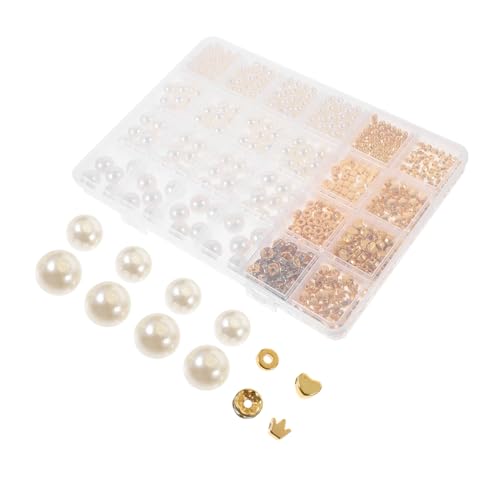 AUTSUPPL 970 Stück Teiliges Abs perlen mit Glänzenden Fünfzackigen Sternen Langlebige Schmuckherstellung Perlen für Armbänder und Halsketten DIY Bastelset für Originelles Perlenweben und von AUTSUPPL