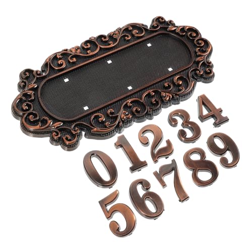 AUTSUPPL Antike Hausnummer Türschild Vintage Design Wetterfest für Haus Tür Nummernschild im Europäischen Stil Geeignet für Wohnanlagen Villen Bürogebäude AUTSUPPL Antike Hausnummer Türschild Vintage Design Wetterfest für Haus Tür Nummernschild im Europäischen Stil Geeignet für Wohnanlagen Villen Bürogebäude von AUTSUPPL