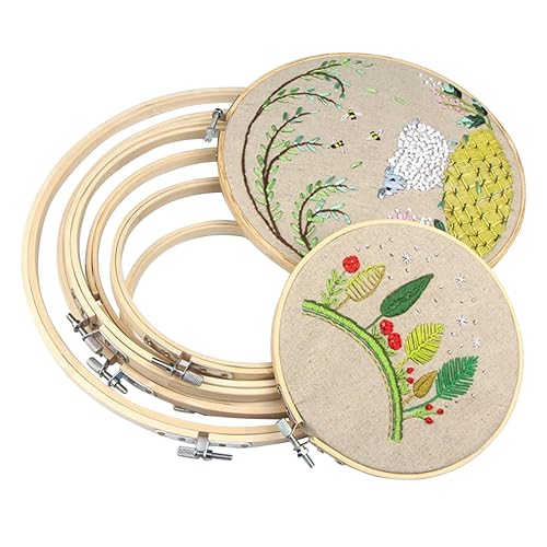 AUTSUPPL Bambus Kreuzstich Ring Einstellbarer Stickrahmen für DIY Handwerk Stickrahmen für Nadelarbeiten und Stoffmalerei AUTSUPPL Bambus Kreuzstich Ring Einstellbarer Stickrahmen für DIY Handwerk Stickrahmen für Nadelarbeiten und Stoffmalerei von AUTSUPPL