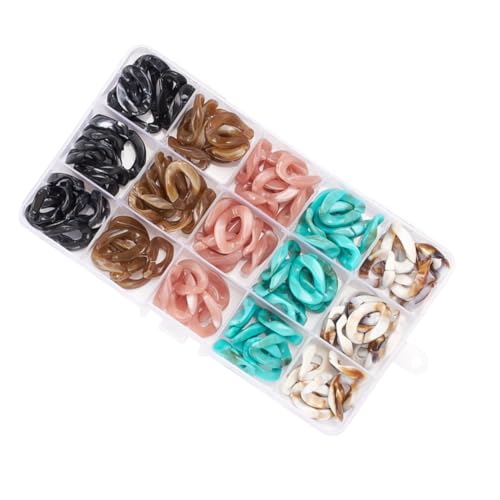 AUTSUPPL Candy Color Acryl Verbindungsringe Farbig Schmuckzubehör für DIY Schmuckherstellung Charm Anhänger Ringe Langlebig Hautfreundlich für Taschenketten Halsketten Armbänder AUTSUPPL Candy Color Acryl Verbindungsringe Farbig Schmuckzubehör für DIY Schmuckherstellung Charm Anhänger Ringe Langlebig Hautfreundlich für Taschenketten Halsketten Armbänder von AUTSUPPL