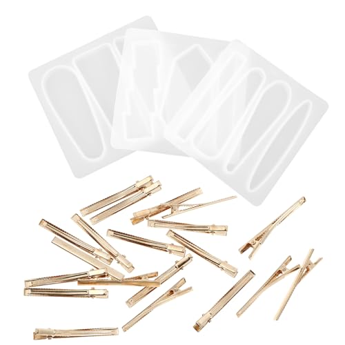 AUTSUPPL DIY Haarklammer Silikonform für Epoxidharz Gießen Kreative Kristallharz Form Langlebig Sicher für Individuelle Haarspangen Herstellung und Schmuckgestaltung AUTSUPPL DIY Haarklammer Silikonform für Epoxidharz Gießen Kreative Kristallharz Form Langlebig Sicher für Individuelle Haarspangen Herstellung und Schmuckgestaltung von AUTSUPPL