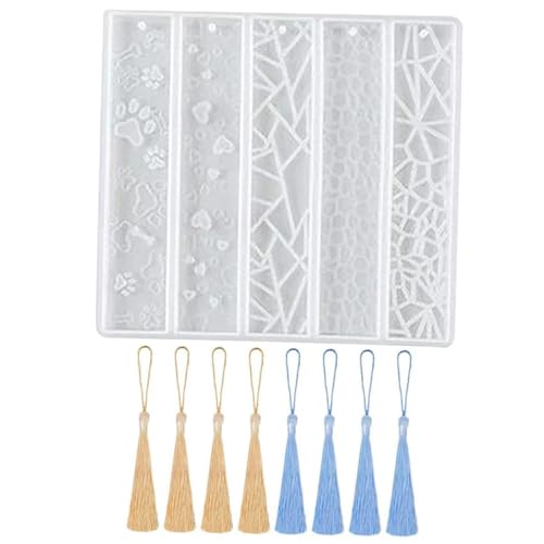AUTSUPPL DIY Lesezeichen Silikonform Fach mit Quasten für Epoxidharz Basteln Flexible Langlebige Buchzeichenform für Individuelle Kunstharz Lesezeichen und Kreative Handarbeiten AUTSUPPL DIY Lesezeichen Silikonform Fach mit Quasten für Epoxidharz Basteln Flexible Langlebige Buchzeichenform für Individuelle Kunstharz Lesezeichen und Kreative Handarbeiten von AUTSUPPL