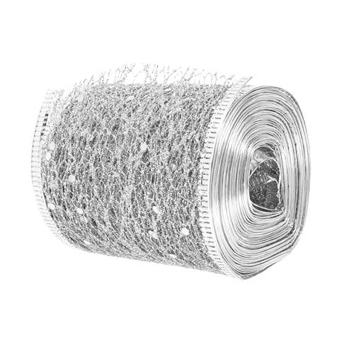 AUTSUPPL Glitzer Mesh Dekoband Breit Hohl Gewebtes Schleifenband zum Basteln von Schleifen und Geschenken Farbiges Zierband für DIY Party Geschenkdekoration AUTSUPPL Glitzer Mesh Dekoband Breit Hohl Gewebtes Schleifenband zum Basteln von Schleifen und Geschenken Farbiges Zierband für DIY Party Geschenkdekoration von AUTSUPPL