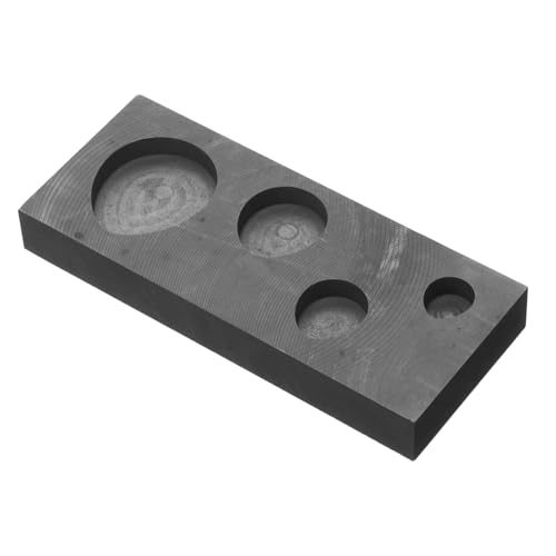 AUTSUPPL Graphit barrenform Gießform Metallgießform für Gold Silber Kupfer Hochtemperaturbeständig und Verschleißfest zum Metallgießen und Schmuckherstellung von AUTSUPPL