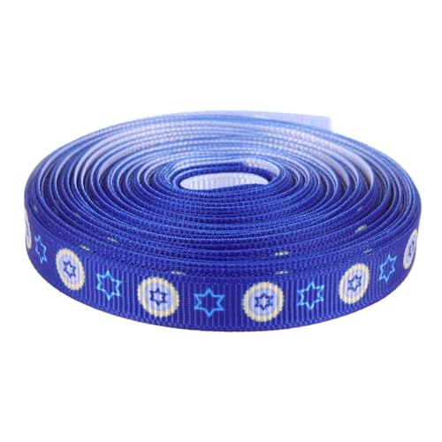 AUTSUPPL Hanukkah Geschenkband Breit Dekoratives Schleifenband für DIY Geschenkverpackung Robust zum Basteln und Festdeko AUTSUPPL Hanukkah Geschenkband Breit Dekoratives Schleifenband für DIY Geschenkverpackung Robust zum Basteln und Festdeko von AUTSUPPL