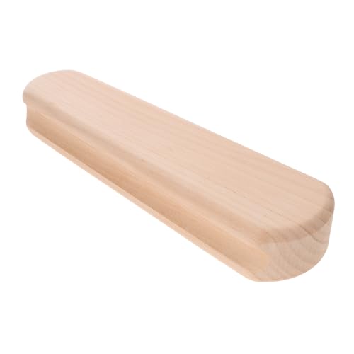 AUTSUPPL Hartholz Clapper Nähwerkzeug aus Buchenholz Robust und Langlebig Ergonomisch Geformt für Bequemes Halten zum Bügeln und Pressen von Näh Bastelprojekten von AUTSUPPL