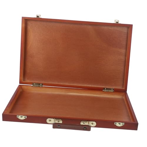 AUTSUPPL Holz Malerkasten Tragbare Multifunktionale Zeichen Malutensilien Aufbewahrungsbox für Künstler Outdoor Zeichnen und Malen Robust und Leicht Vielseitig für Pinsel Farben und von AUTSUPPL