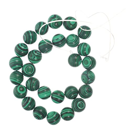 AUTSUPPL Malachit Perlen Strang Runde Natürliche Steinperlen Lose Schmuck DIY Armband Zubehör Basteln Elegante Halbedelstein Bastelmaterialien für Armbänder und Halsketten AUTSUPPL Malachit Perlen Strang Runde Natürliche Steinperlen Lose Schmuck DIY Armband Zubehör Basteln Elegante Halbedelstein Bastelmaterialien für Armbänder und Halsketten von AUTSUPPL