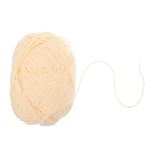 AUTSUPPL Milch Baumwolle Garn Weiches Strickgarn für Häkeln und Stricken für Mützen Schals und DIY Projekte Beige Gelb AUTSUPPL Milch Baumwolle Garn Weiches Strickgarn für Häkeln und Stricken für Mützen Schals und DIY Projekte Beige Gelb von AUTSUPPL