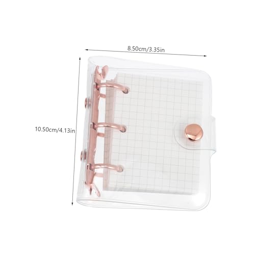 AUTSUPPL Mini Notizblock Roségold Ringbuch Aufbewahrungstaschen Kompaktes Leichtes Notizbuch für Scrapbooking Tagebuch Wochenplan für Schüler und Geschenk AUTSUPPL Mini Notizblock Roségold Ringbuch Aufbewahrungstaschen Kompaktes Leichtes Notizbuch für Scrapbooking Tagebuch Wochenplan für Schüler und Geschenk von AUTSUPPL