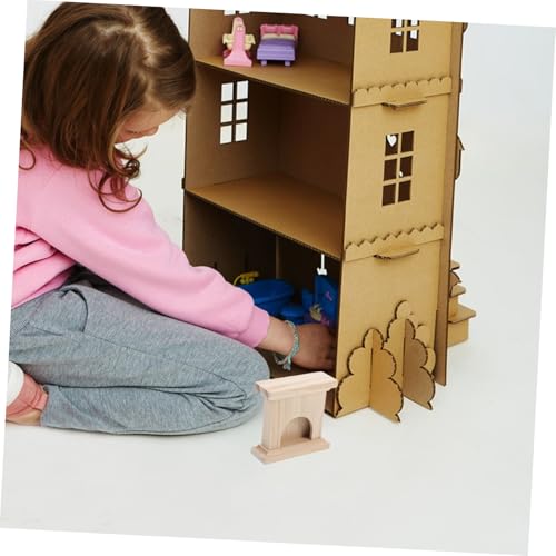AUTSUPPL Miniatur Holz Kamin für Puppenhaus Stabile Verarbeitung Detailreiches Design Vielseitig als Puppenmöbel und Dekoration DIY Oberfläche für Kreative Robust und Langlebig AUTSUPPL Miniatur Holz Kamin für Puppenhaus Stabile Verarbeitung Detailreiches Design Vielseitig als Puppenmöbel und Dekoration DIY Oberfläche für Kreative Robust und Langlebig von AUTSUPPL
