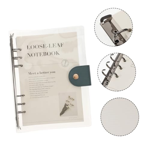 AUTSUPPL PVC Transparent Notizbuch Nachfüllbar Loseblatt Notizblock Abnehmbar Liniert Dekoratives Kleines Tagebuch Für Tägliche Planung Und Memo AUTSUPPL PVC Transparent Notizbuch Nachfüllbar Loseblatt Notizblock Abnehmbar Liniert Dekoratives Kleines Tagebuch Für Tägliche Planung Und Memo von AUTSUPPL