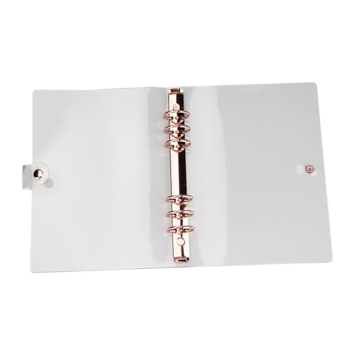 AUTSUPPL PVC Transparentes Lose Leaf Notizbuchcover mit Ringbuch Langlebige Klarsichthülle Schmutzabweisend und Leicht zu Reinigen für Studenten und Handschriftliche Notizen AUTSUPPL PVC Transparentes Lose Leaf Notizbuchcover mit Ringbuch Langlebige Klarsichthülle Schmutzabweisend und Leicht zu Reinigen für Studenten und Handschriftliche Notizen von AUTSUPPL