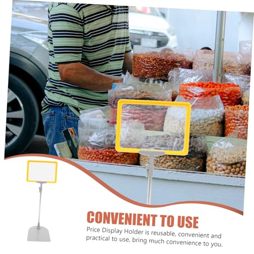 AUTSUPPL Preisetikettenhalter für Supermarkt und Einzelhandel Stabiler Wiederverwendbarer Preisschildhalter mit Flexiblem Freistehendem Design Einfache Installation und Vielseitige Nutzung AUTSUPPL Preisetikettenhalter für Supermarkt und Einzelhandel Stabiler Wiederverwendbarer Preisschildhalter mit Flexiblem Freistehendem Design Einfache Installation und Vielseitige Nutzung von AUTSUPPL