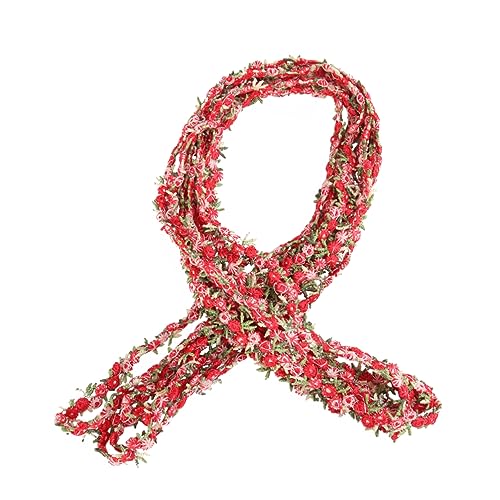 AUTSUPPL Rosen Spitzenbesatz für Haarschmuck DIY Hochzeitsapplikationen Dekoband Dunkelrot für Nähen und Basteln Hochwertiges Blumenband für Kreative Projekte AUTSUPPL Rosen Spitzenbesatz für Haarschmuck DIY Hochzeitsapplikationen Dekoband Dunkelrot für Nähen und Basteln Hochwertiges Blumenband für Kreative Projekte von AUTSUPPL