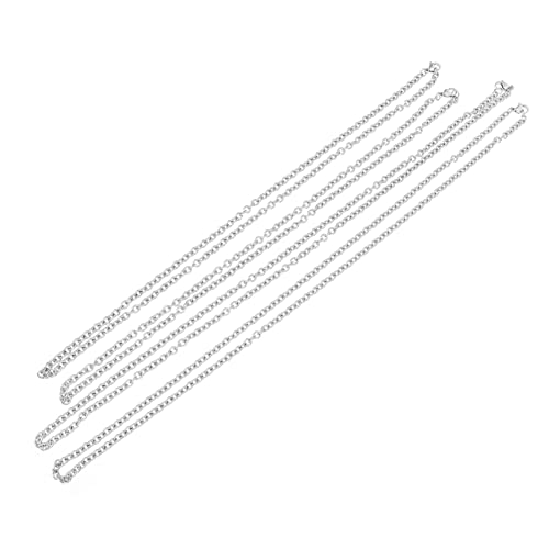 AUTSUPPL 4stücke Titanstahl Ketten Für Schmuckherstellung Langlebig Und Vielseitig Für Halsketten Und Armbänder von AUTSUPPL