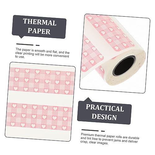 AUTSUPPL Selbstklebendes Thermopapierrolle für Sofortbildkameras Fotodrucker Farbige Fotoaufkleber Herz Thermoetiketten Langlebig Kompatibel Verschiedene Druckermodelle AUTSUPPL Selbstklebendes Thermopapierrolle für Sofortbildkameras Fotodrucker Farbige Fotoaufkleber Herz Thermoetiketten Langlebig Kompatibel Verschiedene Druckermodelle von AUTSUPPL