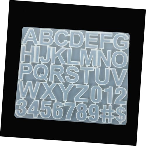 AUTSUPPL Silikonform Buchstaben und Zahlen DIY Gießform für Schmuckanhänger und Dekorationen Flexible Kompakte Silikonform für Personalisierte DIY Bastelprojekte Leicht zu Lagern und AUTSUPPL Silikonform Buchstaben und Zahlen DIY Gießform für Schmuckanhänger und Dekorationen Flexible Kompakte Silikonform für Personalisierte DIY Bastelprojekte Leicht zu Lagern und von AUTSUPPL