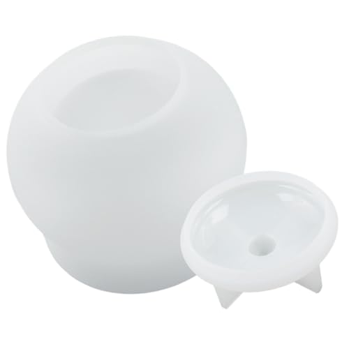 AUTSUPPL Silikonform DIY Aufbewahrungsschale Silikon Gießform Dekoratives Pot Mold mit Deckel Epoxidharz Basteln Langlebig Leicht Entformbar für Wohn Schlafzimmer von AUTSUPPL
