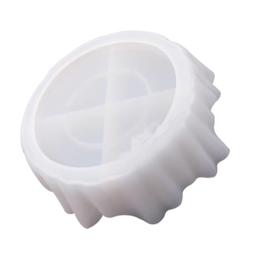 AUTSUPPL Silikonform Epoxidharz Gießform Unregelmäßige Blumentopf Gießharz Form DIY Handgefertigt Leicht Wiederverwendbar Kreatives Basteln für Pflanzgefäß Deko Tray von AUTSUPPL