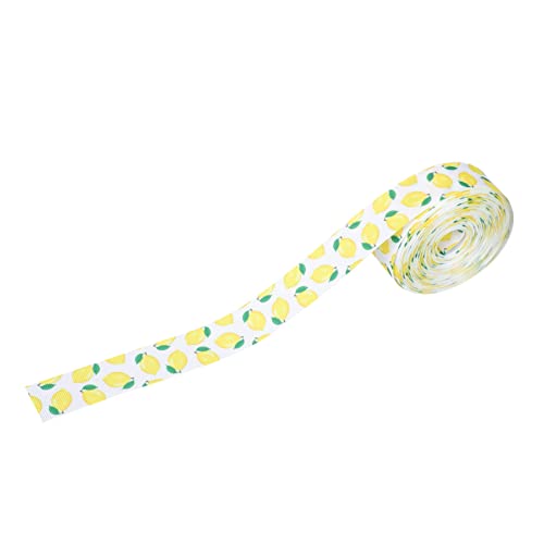 AUTSUPPL Sommerliche Zitronen Geschenkband Geripptes DIY Schleifenband für Geschenkverpackung Party Dekoration Bastelarbeiten AUTSUPPL Sommerliche Zitronen Geschenkband Geripptes DIY Schleifenband für Geschenkverpackung Party Dekoration Bastelarbeiten von AUTSUPPL