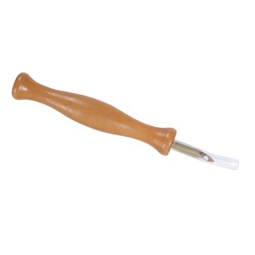 AUTSUPPL Sticknadel mit Holzgriff Langlebiger Metallkern Punch Needle für Dicke Wollfäden Leichter Stickstift für Präzises Sticken Stoffen Kompakt und Einfach zu Transportieren für von AUTSUPPL