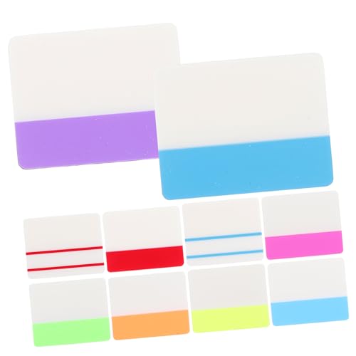 AUTSUPPL Teiliges Fluoreszierende Haftnotizen Kleine Pocket notizblöcke mit Starker Selbstklebung Beschreibbare Transparente Memo sticker für Büro Schule und Zuhause Praktische von AUTSUPPL
