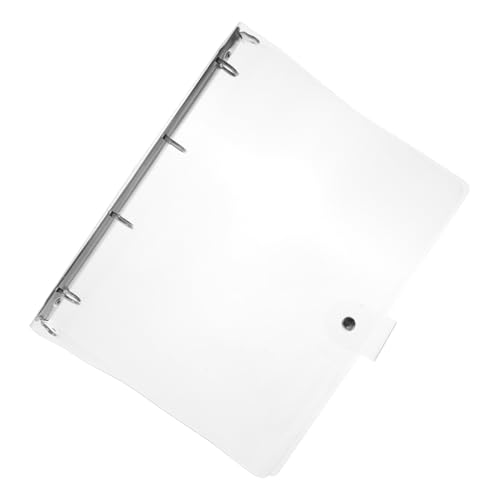 AUTSUPPL Transparente Kunststoff Ringbuchhülle Binder Notebook Cover Schutzhülle für Schule Büro Journal Binder Einfach zu Öffnen und Langlebig von AUTSUPPL
