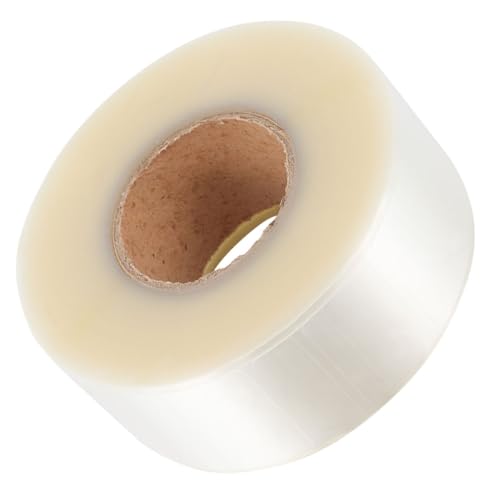 AUTSUPPL Transparente Wasserdichte Etiketten schutzfolie aus Selbstklebendem PVC Kratzfest und Schmutzresistent für Barcodes in Bibliotheken Schulen und Büros von AUTSUPPL