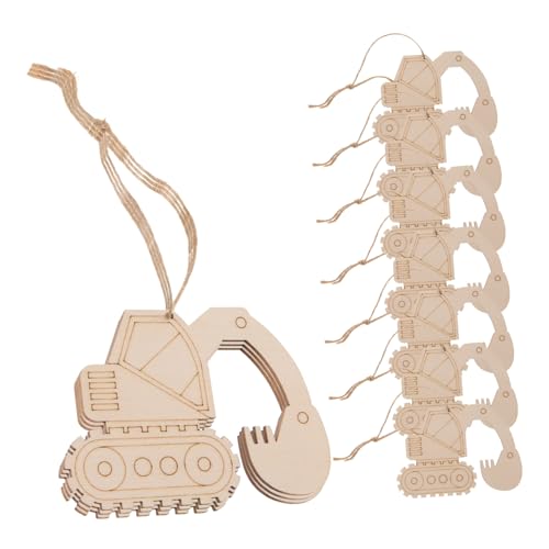 AUTSUPPL Unfertige Holzscheiben Baggerform zum Bemalen DIY Basteln Robuste Holzteile für Festival Dekoration Kreative Handwerksprojekte AUTSUPPL Unfertige Holzscheiben Baggerform zum Bemalen DIY Basteln Robuste Holzteile für Festival Dekoration Kreative Handwerksprojekte von AUTSUPPL