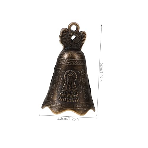 AUTSUPPL Vintage Metallglocke Kleine Bronze Glocke mit Klarem Klang für Haus Büro Dekoration und Meditation Stilvolles Retro Buddhismus Windspiel Zubehör AUTSUPPL Vintage Metallglocke Kleine Bronze Glocke mit Klarem Klang für Haus Büro Dekoration und Meditation Stilvolles Retro Buddhismus Windspiel Zubehör von AUTSUPPL